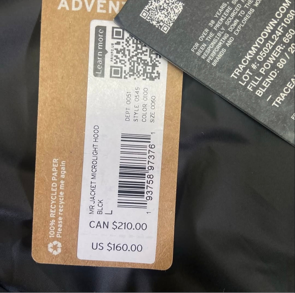 Eddie Bauer MicroLight Puffer Jacket