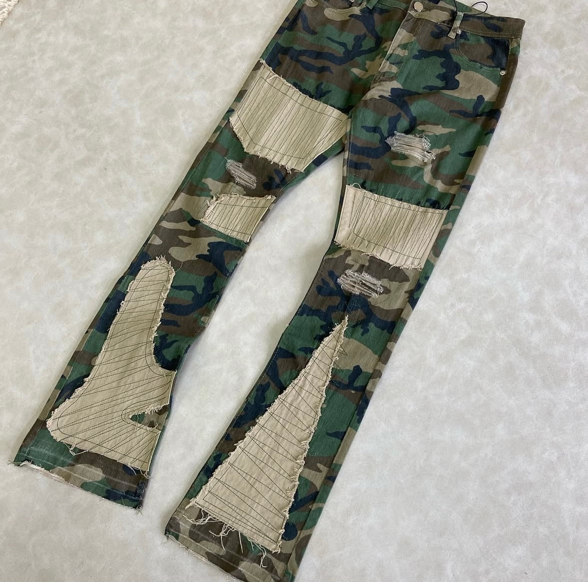 Got Something For You 	Flare Pants - Camouflage