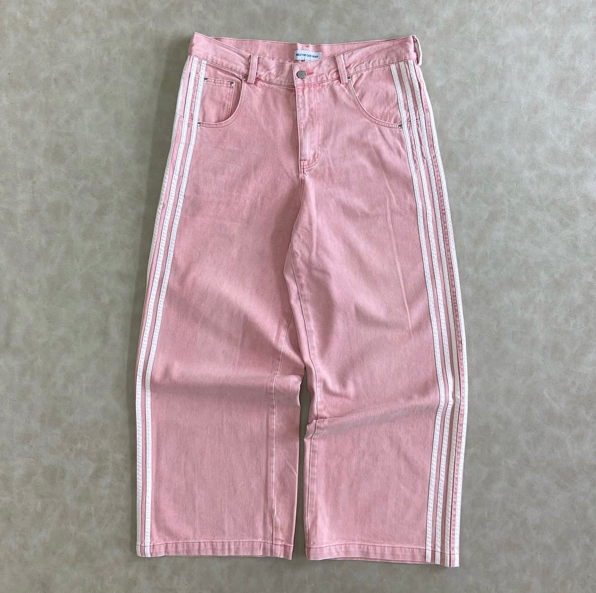 Heaven Can Wait Track Jeans Pink