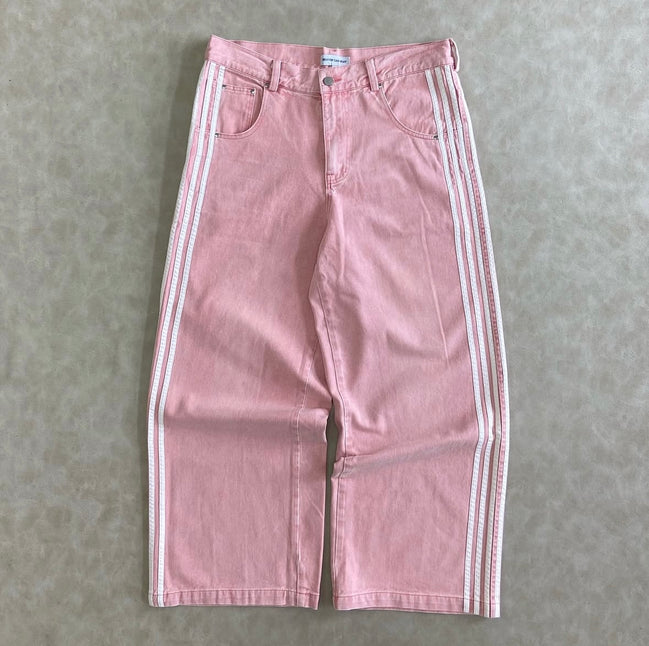 Heaven Can Wait Track Jeans Pink