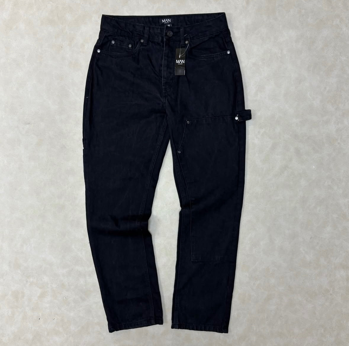 Straight Leg Carpenter Black