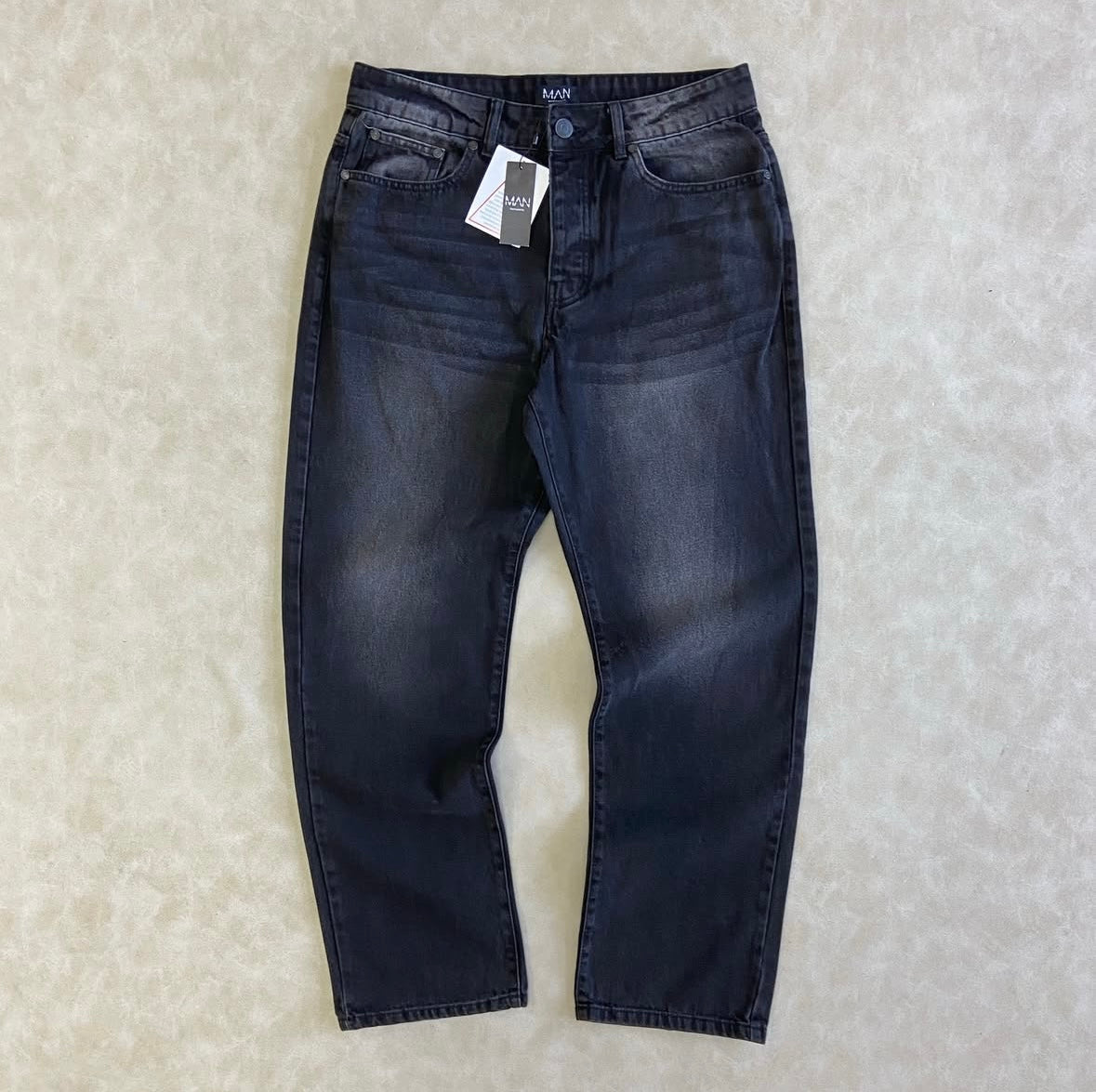 PLUS BAGGY RIGID WASHED JEAN