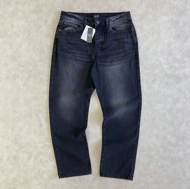 PLUS BAGGY RIGID WASHED JEAN