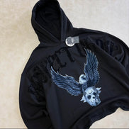 ROKU STUDIO Respect Or Die Cropped
Graphic Hoodie