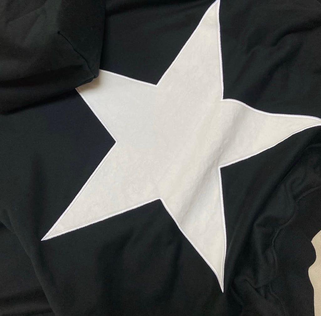 Aelfric Eden Star Print Color Contrast Hoodie