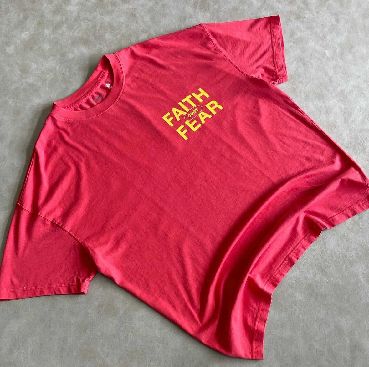 Faith Over Fear Psalm Short Sleeve Shirt