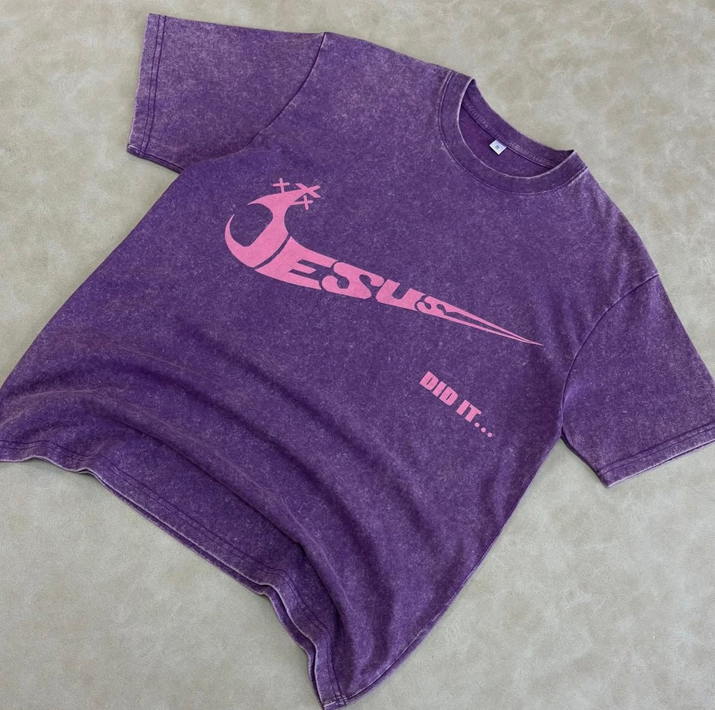 JESUS DI IT HEAVYWEIGHT WHASHED T-
Shirt