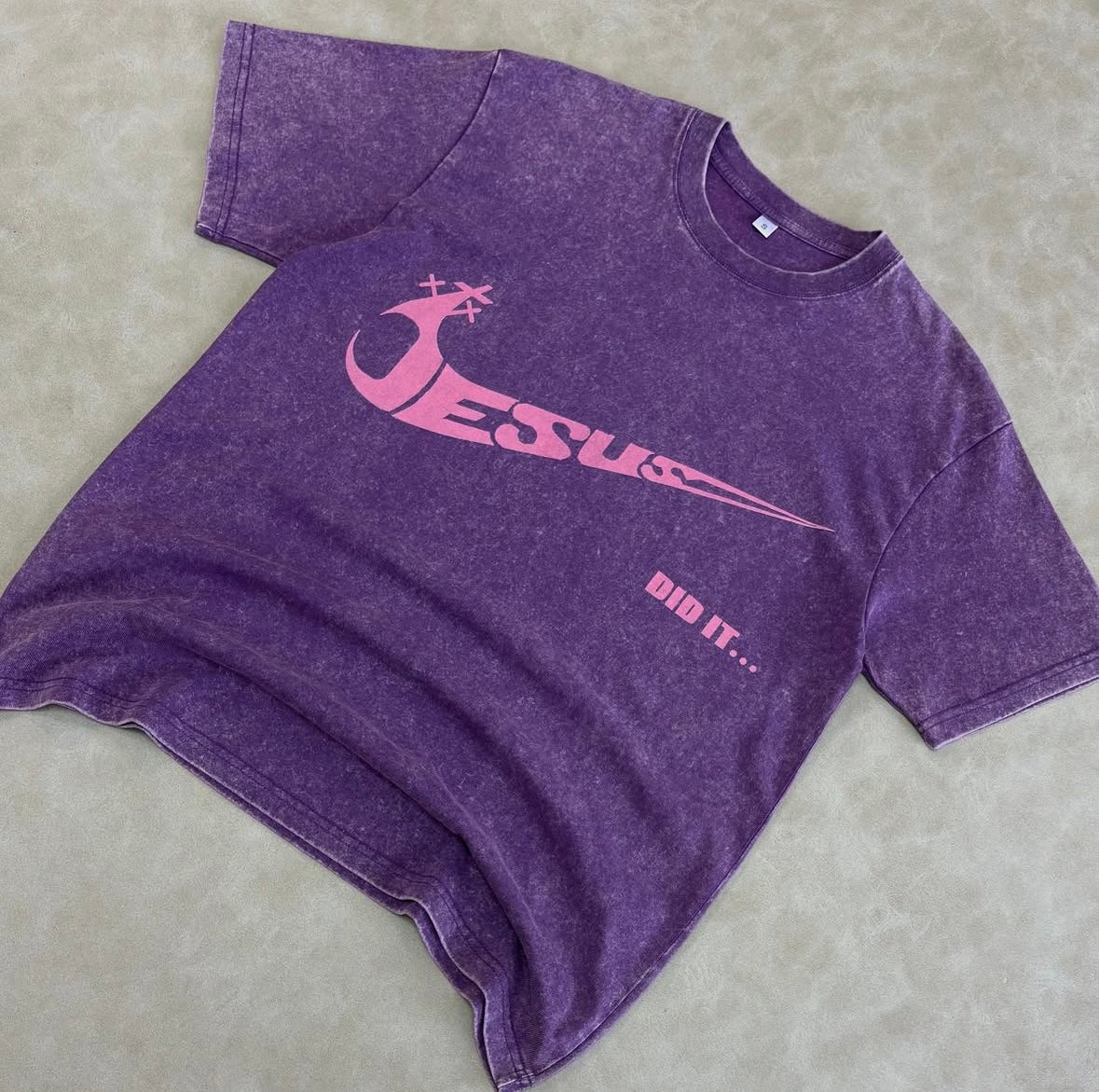 JESUS DI IT HEAVYWEIGHT WHASHED T-
Shirt