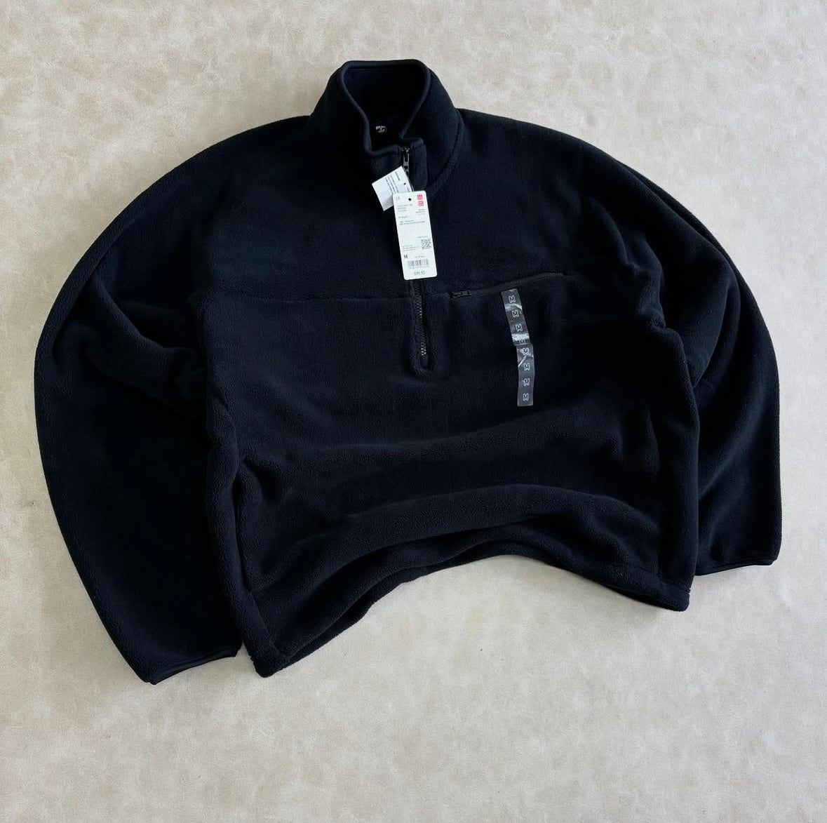 Uniqlo Fleece Half-Zip Oversized Pullover