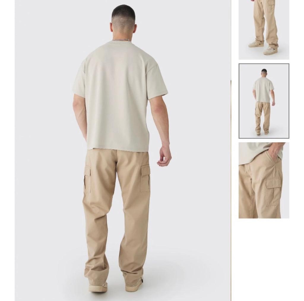 Tall Relaxed Fit Cargo Trousers