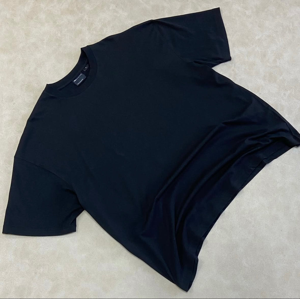 ASOS DESIGN oversized t-shirt with nature back print in black