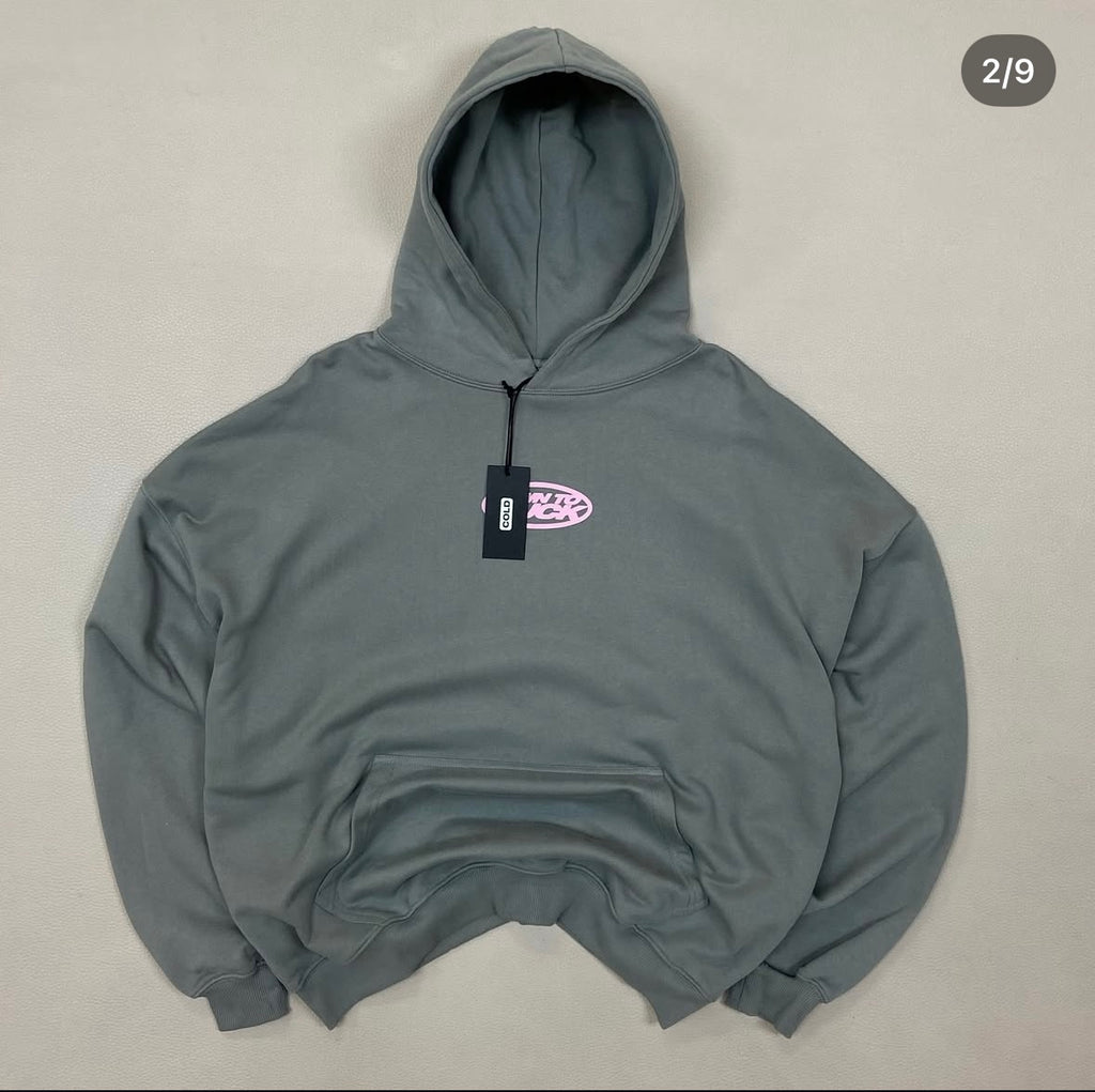 Cold Culture Down To Luck Hoodie Smokey Grey