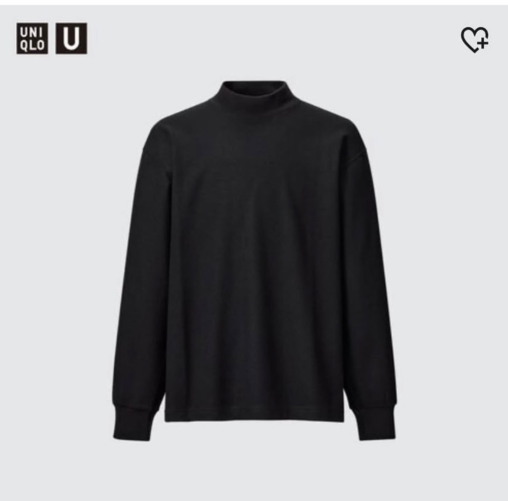 Brushed Mock Neck Long Sleeve