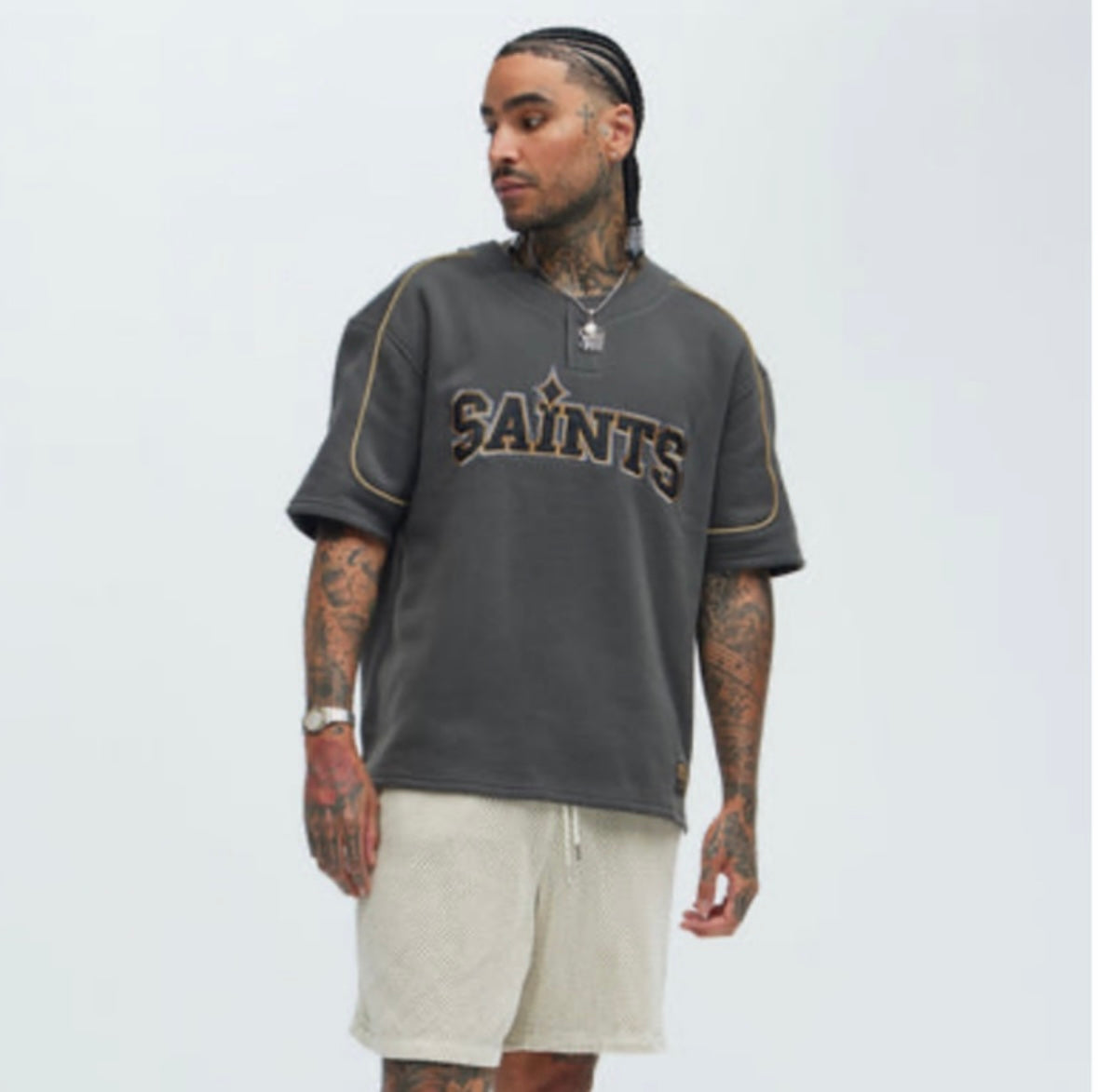 Saint Worldwide Short Sleeve Henley