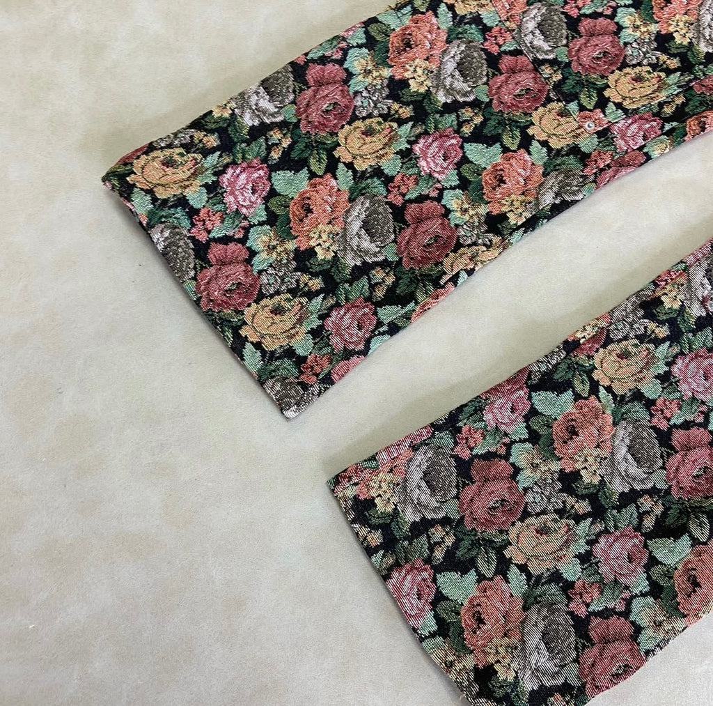 Bellevue Flared Tapestry Carpenter Pants