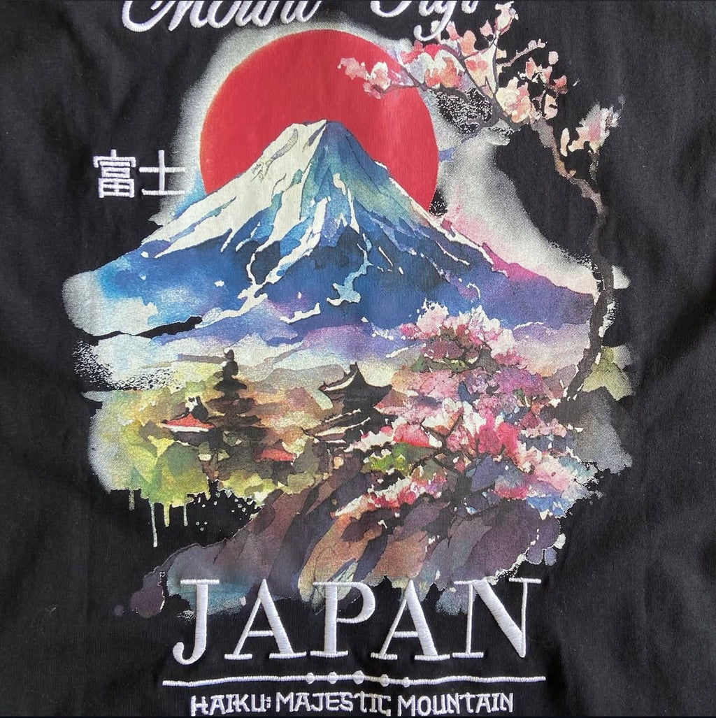 _Mount Fuji Johnny Collar Polo Shirt -
Black/Matched