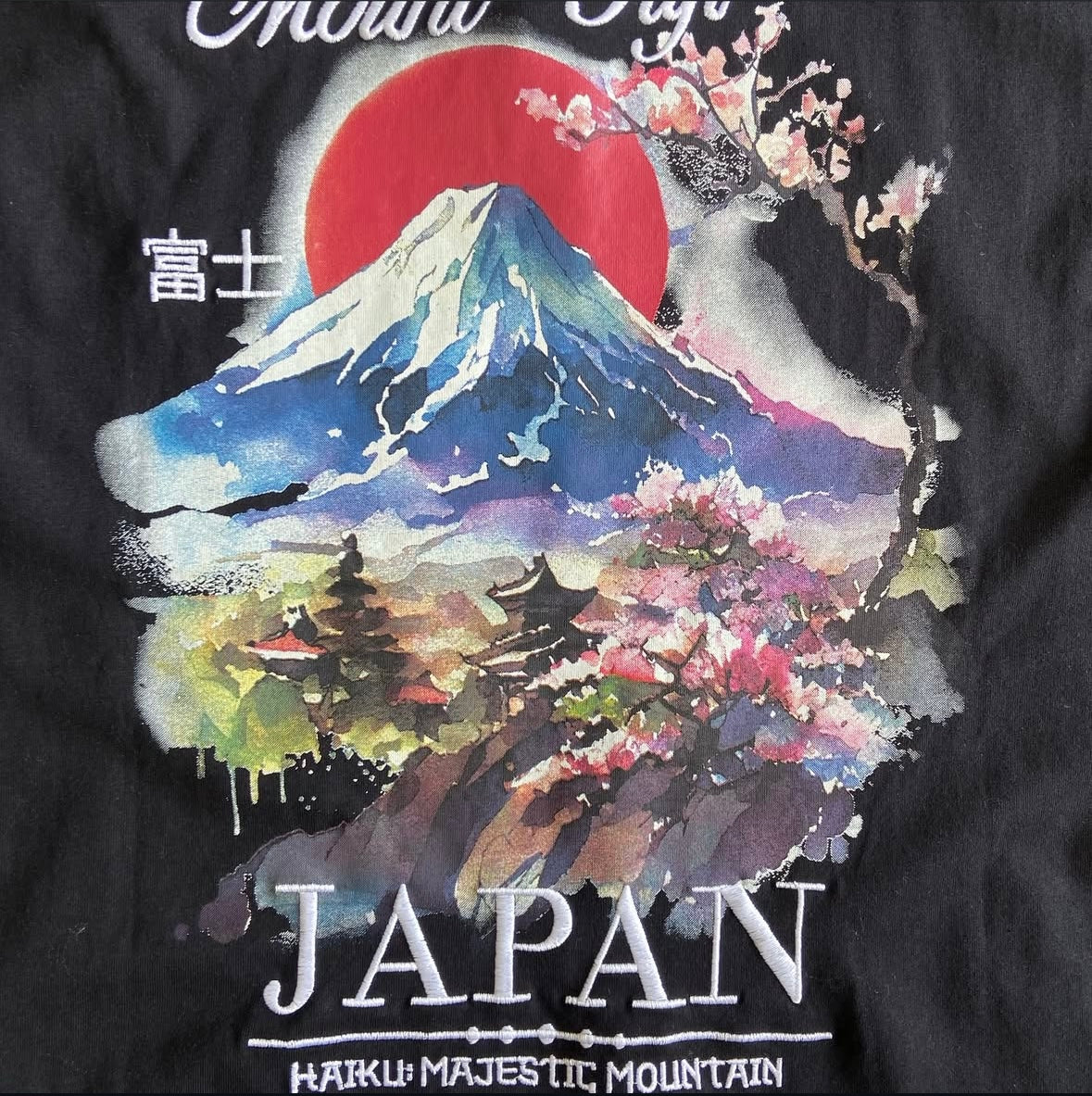 _Mount Fuji Johnny Collar Polo Shirt -
Black/Matched