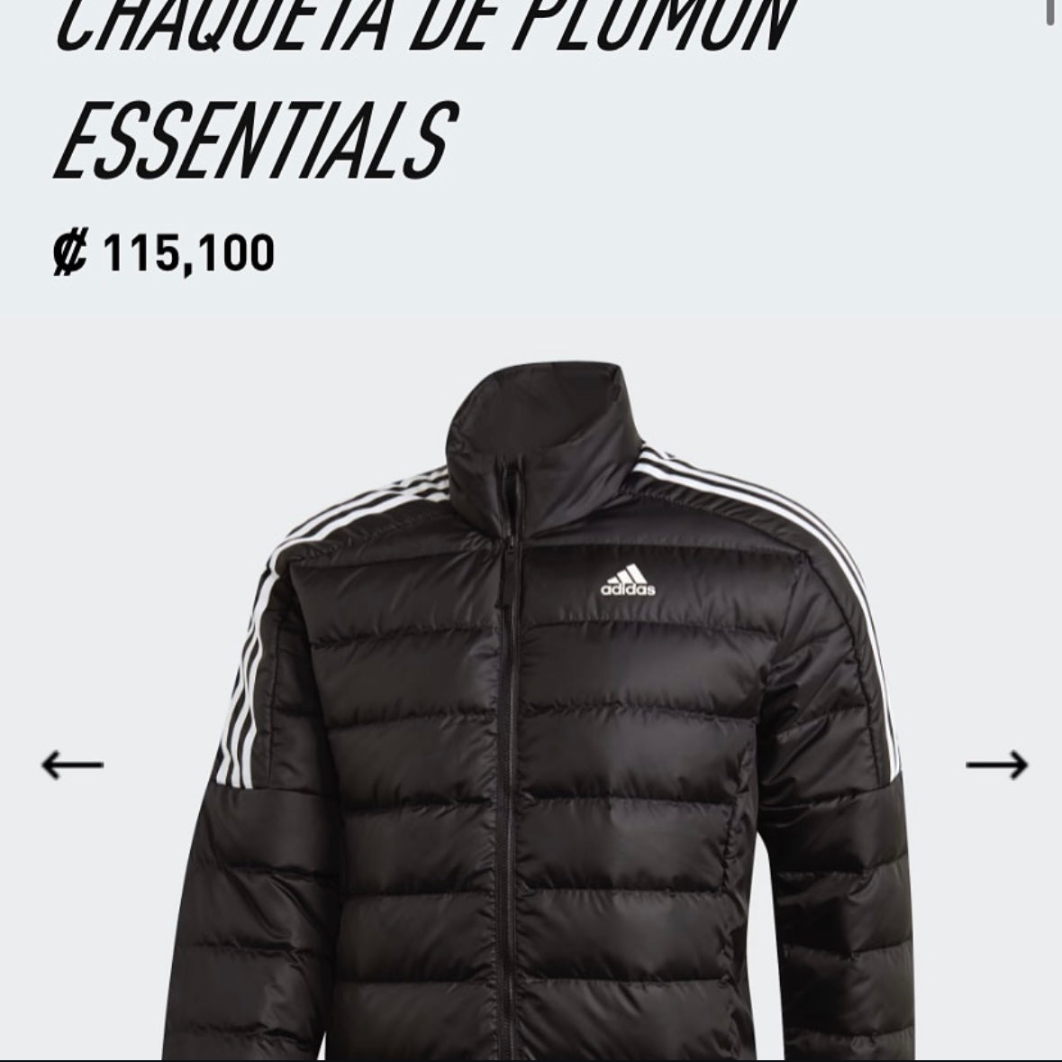 Adidas Sportswear Puffer Jacket