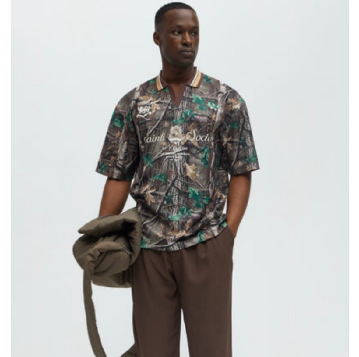 Jersey Camo Saints Short Sleeve Soccer