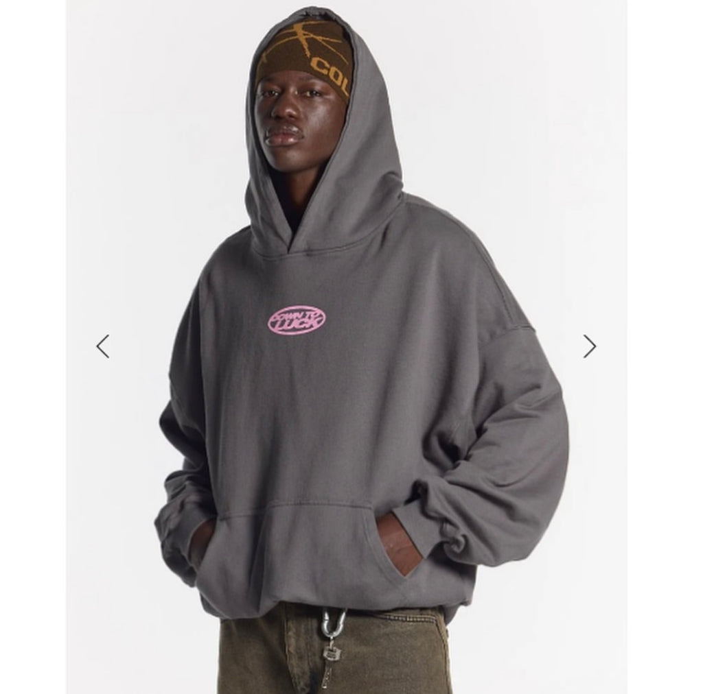 Cold Culture Down To Luck Hoodie Smokey Grey