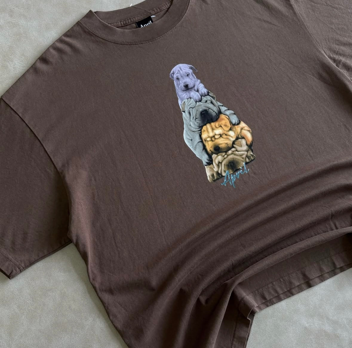 April The Dogs Tee - Washed
