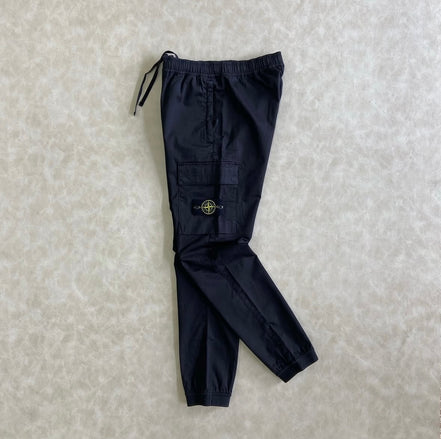 Black Joggers With Logo Patch