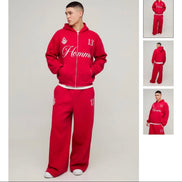 Oversized Boxy Homme 13 Zip Through
Extreme Wide Leg Tracksuit
