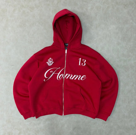 Oversized Boxy Homme 13 Zip Through
Extreme Wide Leg Tracksuit