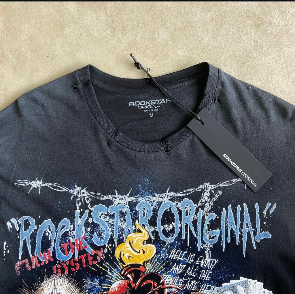 Rockstar Original Logo Black T-Shirt
