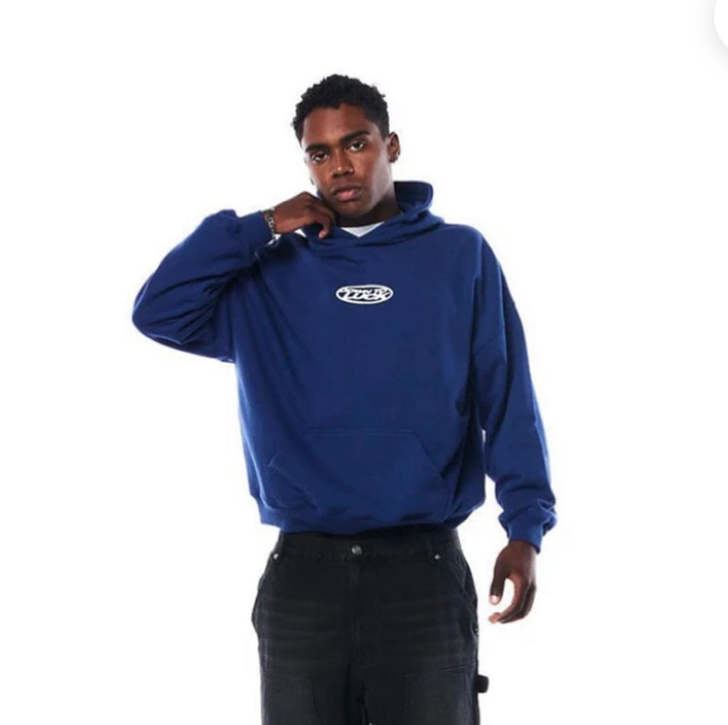 Down To Luck Hoodie Bright Blue