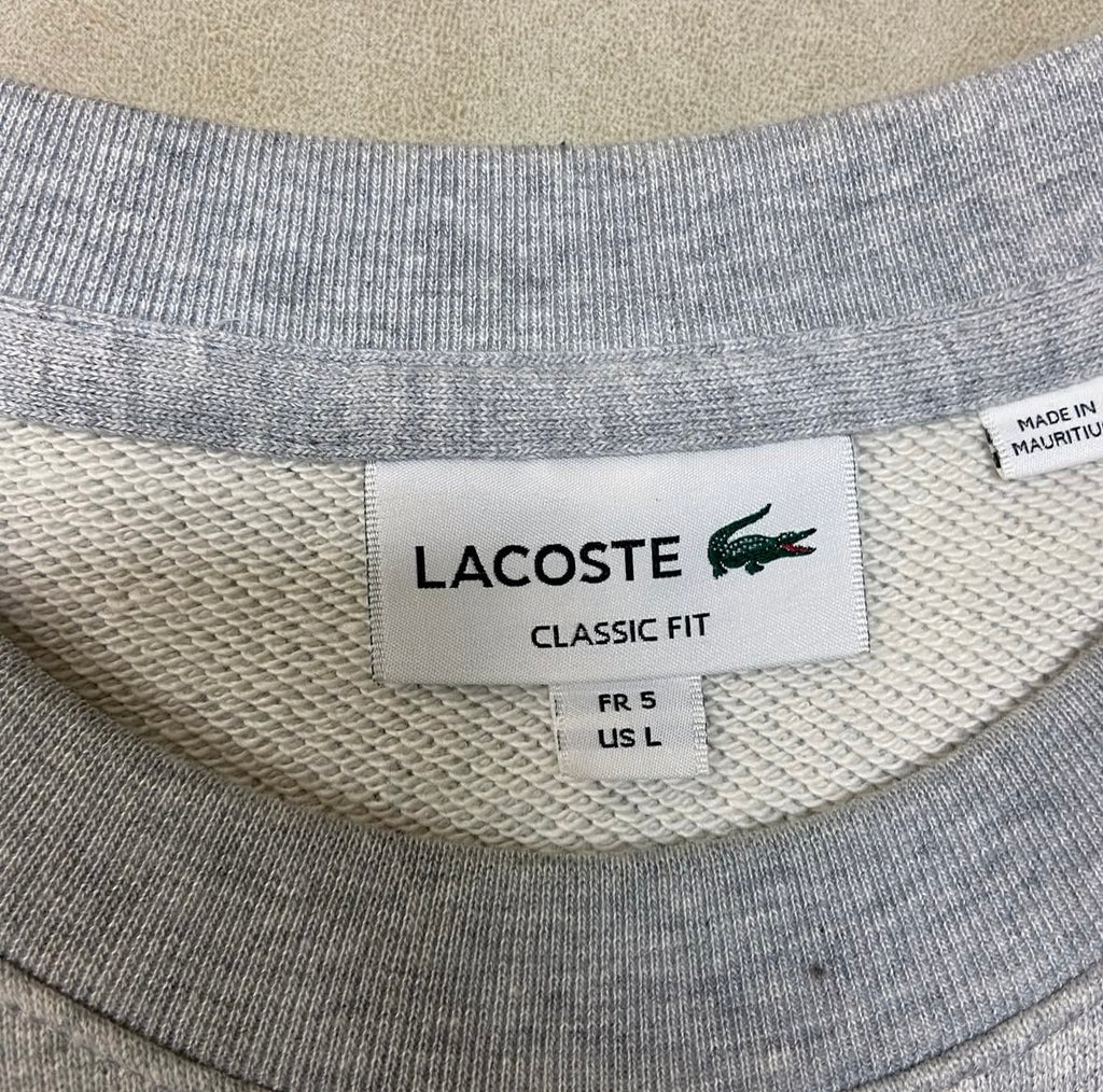 Lacoste Crew Neck Unbrushed Fleece