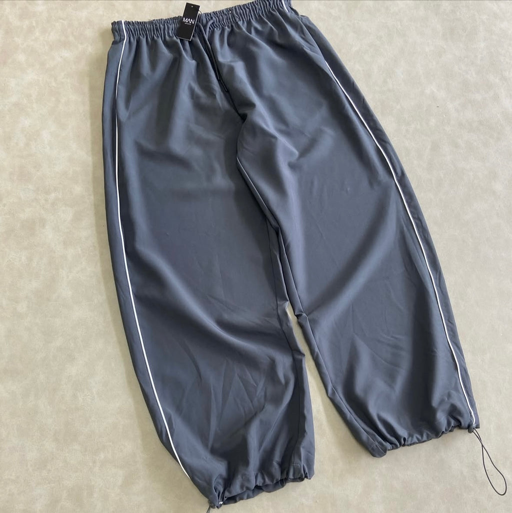 Elasticated Waist Side Stripe Parachute
Pants