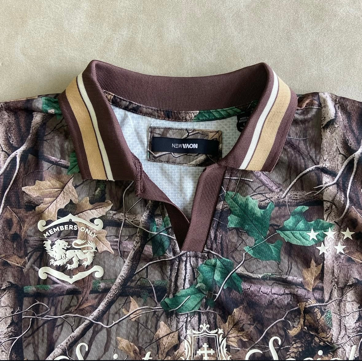 Jersey Camo Saints Short Sleeve Soccer