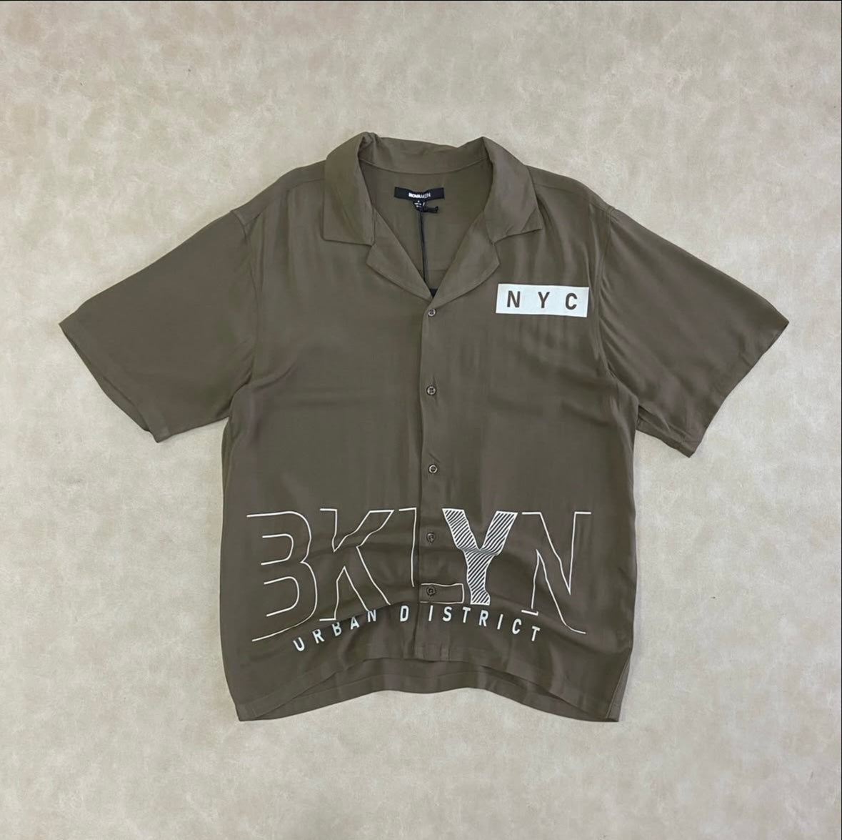 Camisa Brooklyn Graphic Cuban Collar