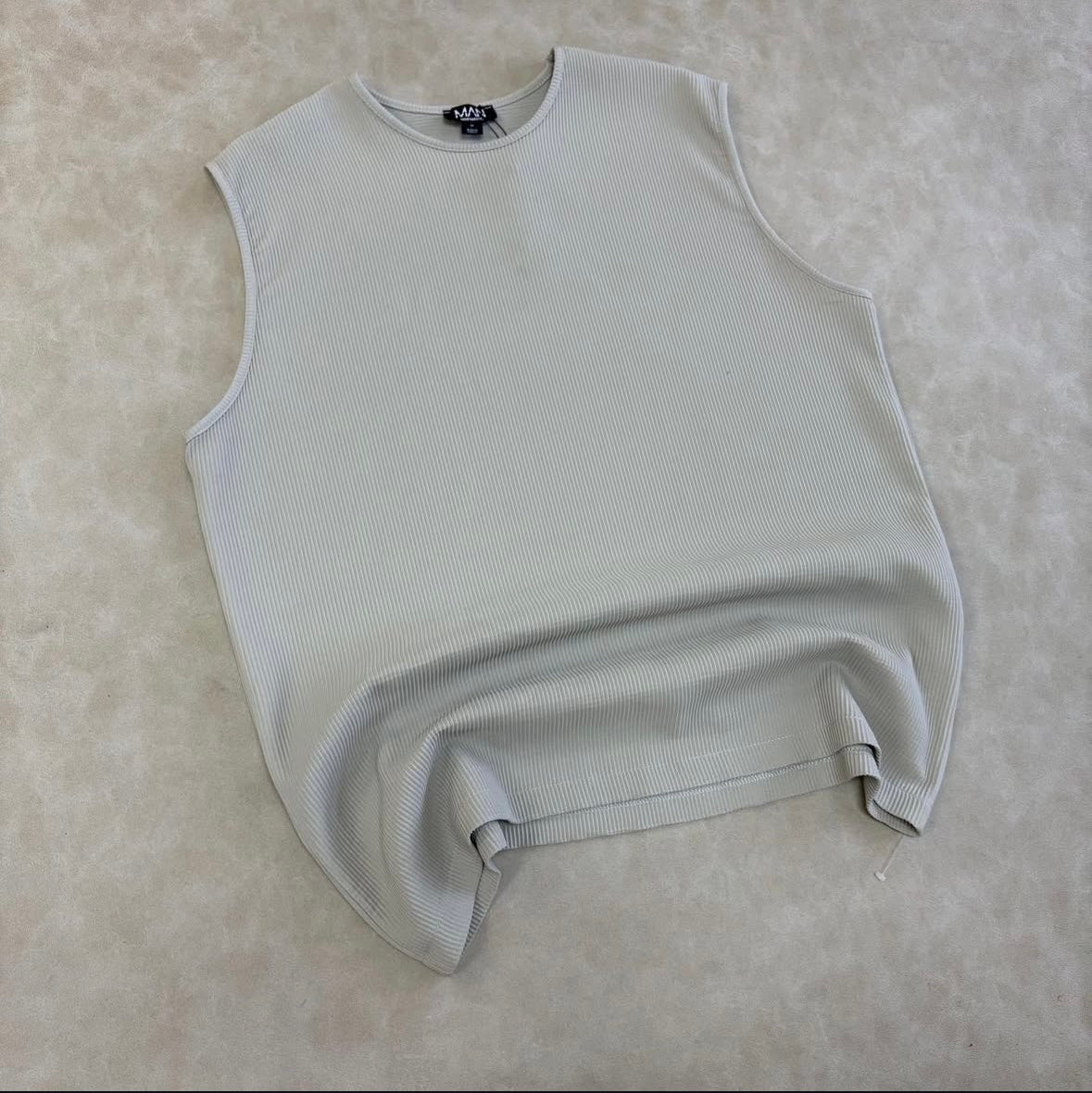 Oversized Pleated Tank