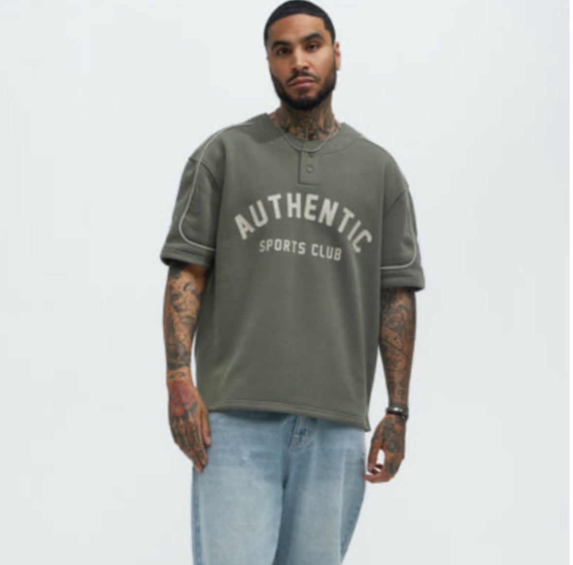 Short Sleeve Athletics Sports Club Henley
- Olive