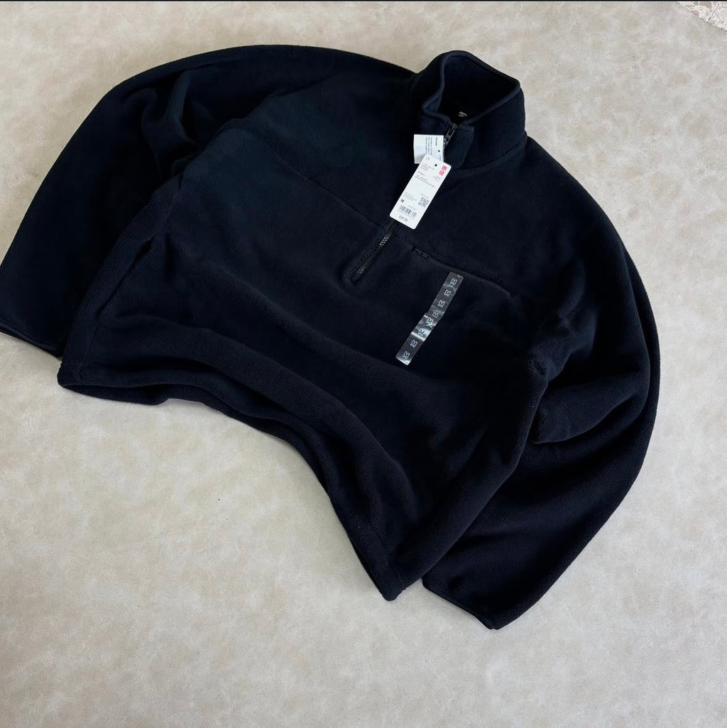 Uniqlo Fleece Half-Zip Oversized Pullover
