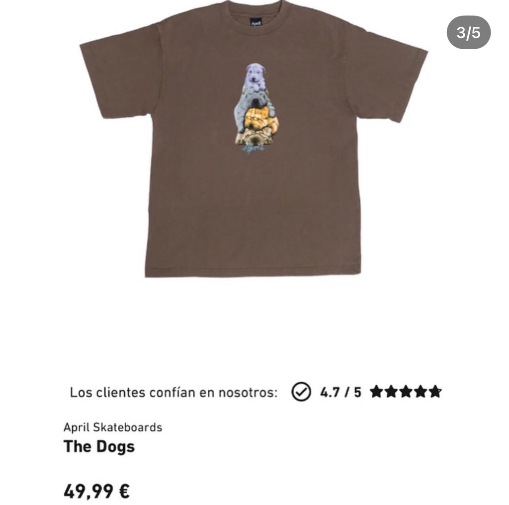 April The Dogs Tee - Washed