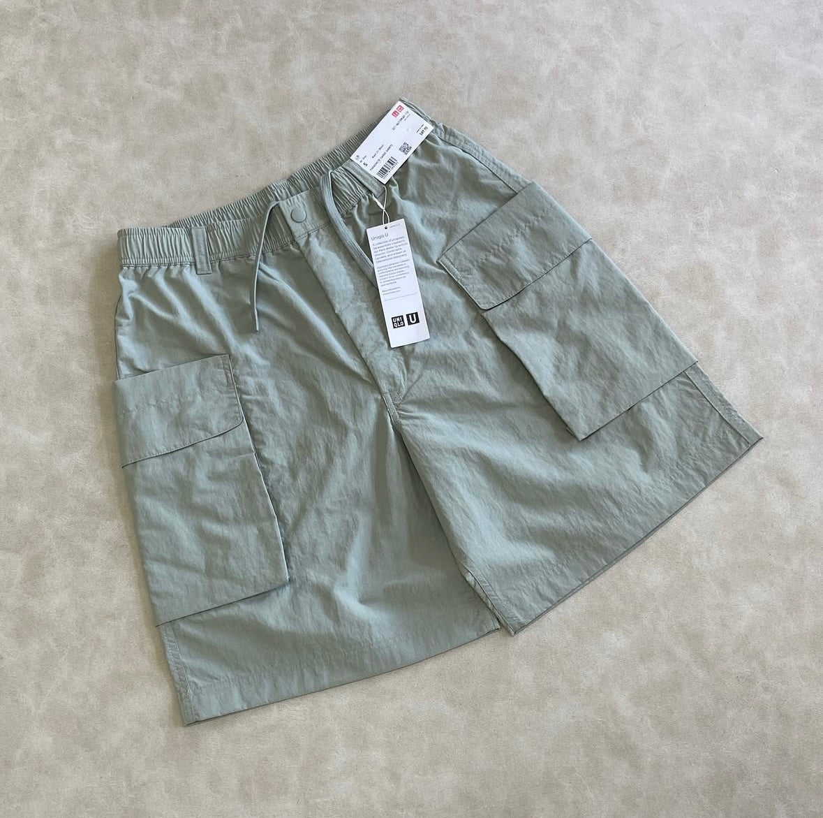 Plug Elasticated Waist Popper Side Relaxed Cargo Shorts