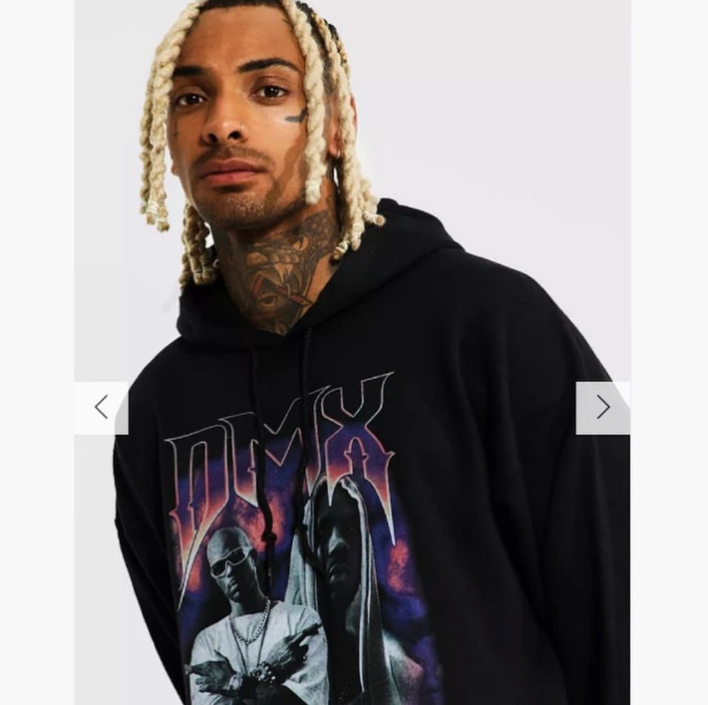 Oversized Hoodie With DMX Print