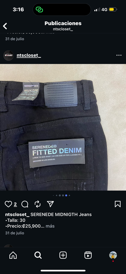 SERENEDE MIDNIGTH Jeans