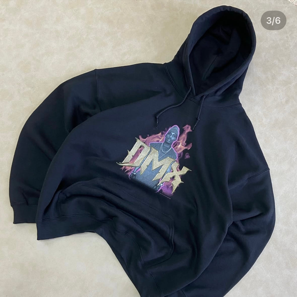 Oversized Hoodie With DMX Print