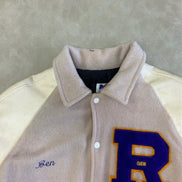 Varsity 90s Leather Jacket