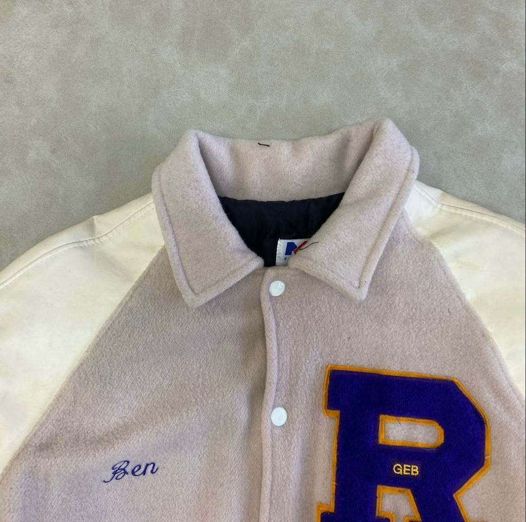 Varsity 90s Leather Jacket