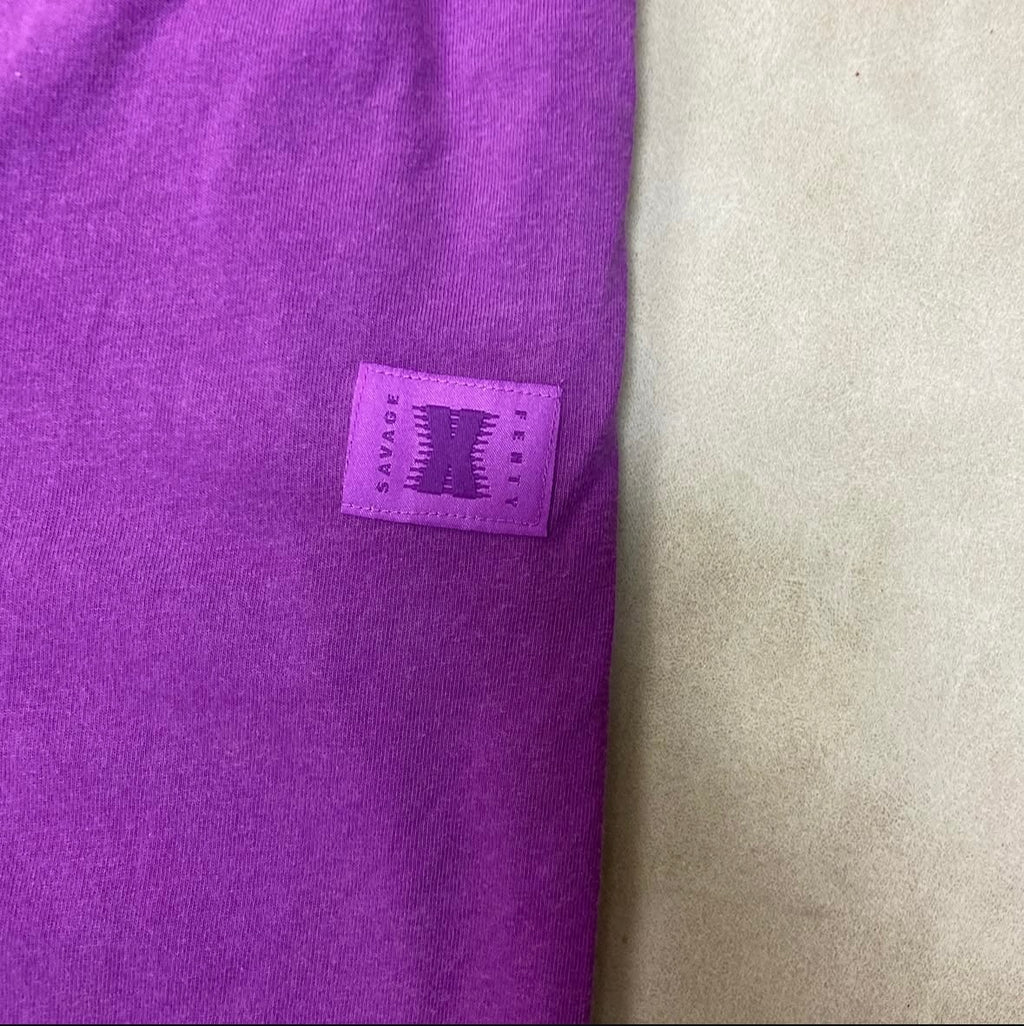 Savage X Fenty Washed Wide - Leg Purple Pants