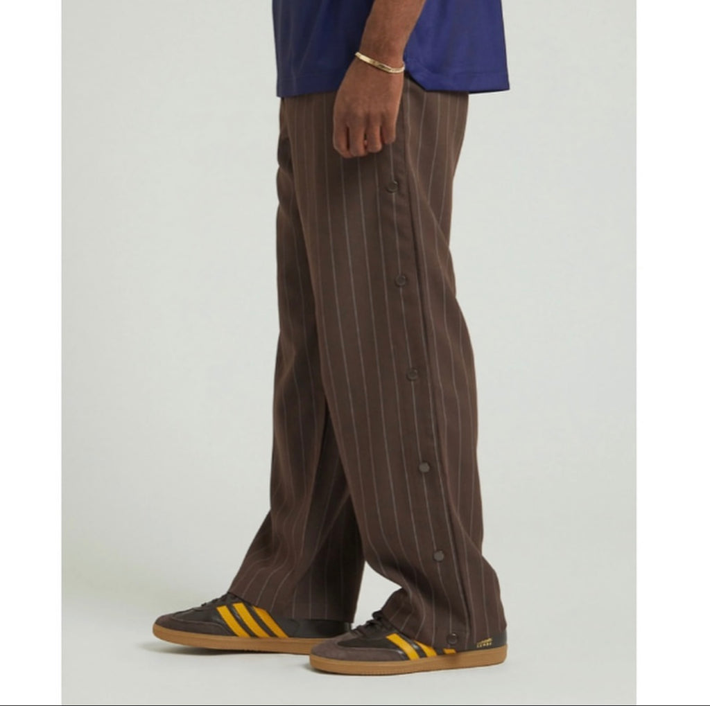 Pacsun Brown Pinstripe Tony Baggy Track Pants