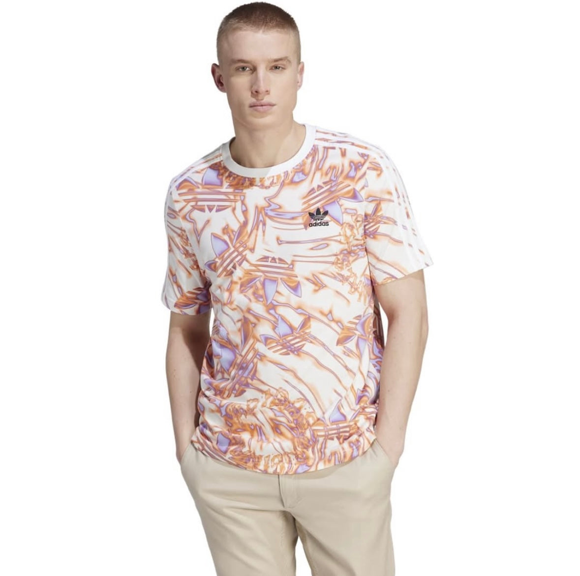 Adidas Originals Men's 3S All Over Print
T-Shirt