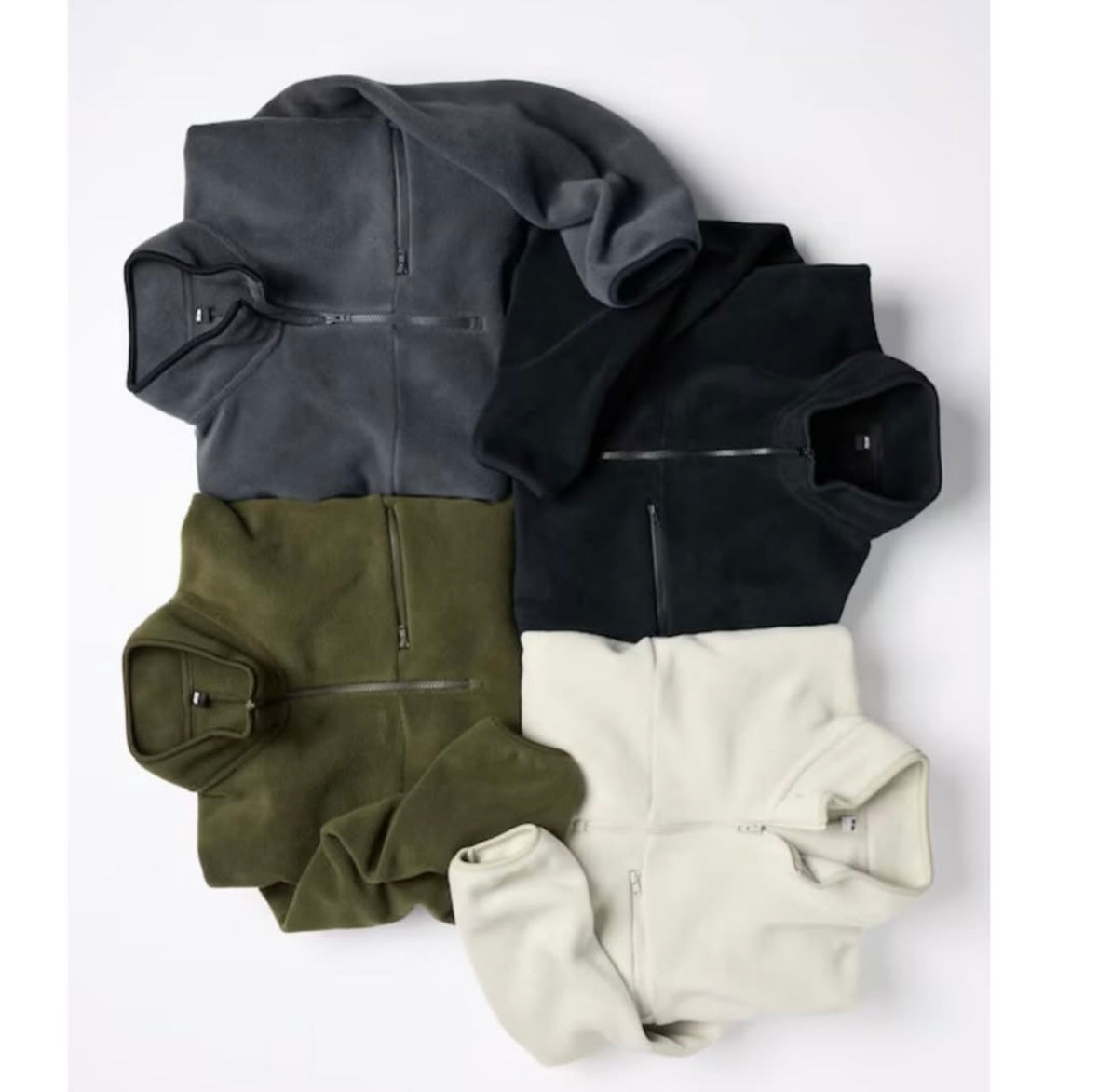 Uniqlo Fleece Half-Zip Oversized Pullover