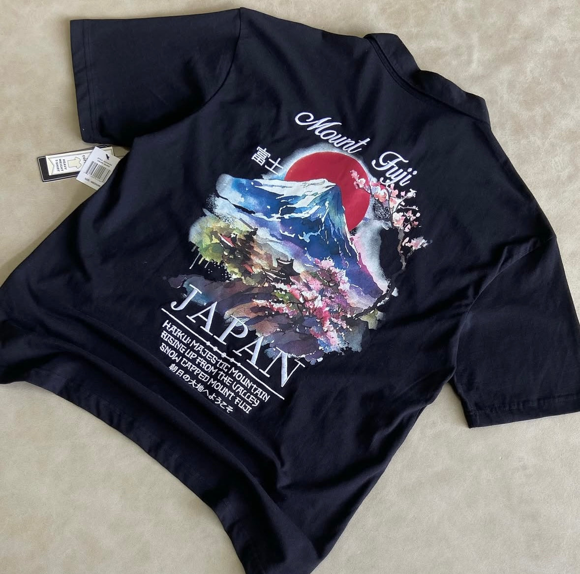 _Mount Fuji Johnny Collar Polo Shirt -
Black/Matched