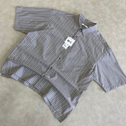 Uniqlo Broadcloth Oversized Shirt Short Sleeve